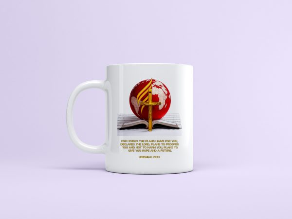 Jumbo / Regular Mug AAA-grade white ceramic jumbo mug, dishwasher-safe and microwave-proof, with a 444ml or 325ml capacity. Features vibrant full-colour sublimation printing with a wrap-around design covering a 9.5 x 21cm area or a front print of 9.5 x 8.5cm. The mug has a sturdy handle and glossy finish, ideal for coffee or tea.