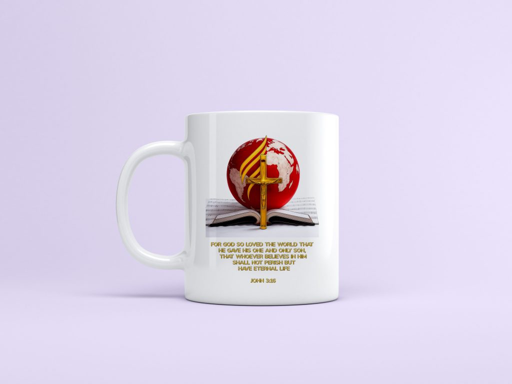 Jumbo / Regular Mug AAA-grade white ceramic jumbo mug, dishwasher-safe and microwave-proof, with a 444ml or 325ml capacity. Features vibrant full-colour sublimation printing with a wrap-around design covering a 9.5 x 21cm area or a front print of 9.5 x 8.5cm. The mug has a sturdy handle and glossy finish, ideal for coffee or tea.
