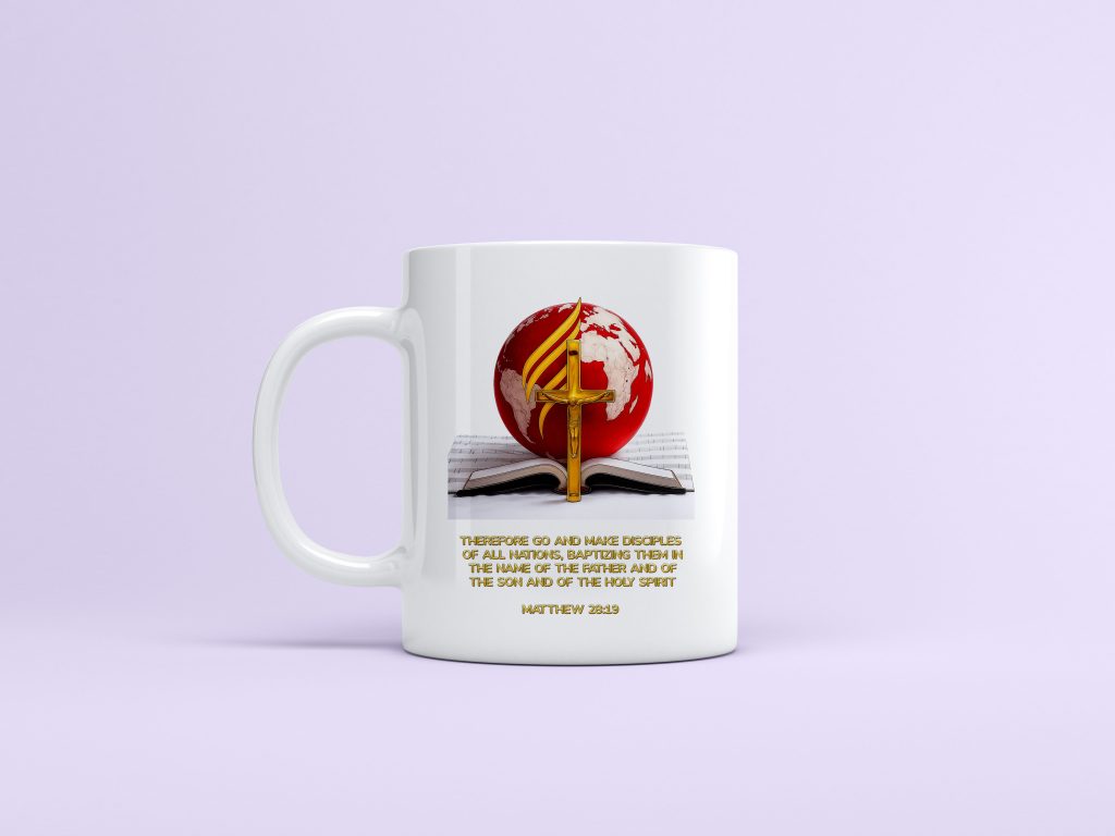 Jumbo / Regular Mug AAA-grade white ceramic jumbo mug, dishwasher-safe and microwave-proof, with a 444ml or 325ml capacity. Features vibrant full-colour sublimation printing with a wrap-around design covering a 9.5 x 21cm area or a front print of 9.5 x 8.5cm. The mug has a sturdy handle and glossy finish, ideal for coffee or tea.
