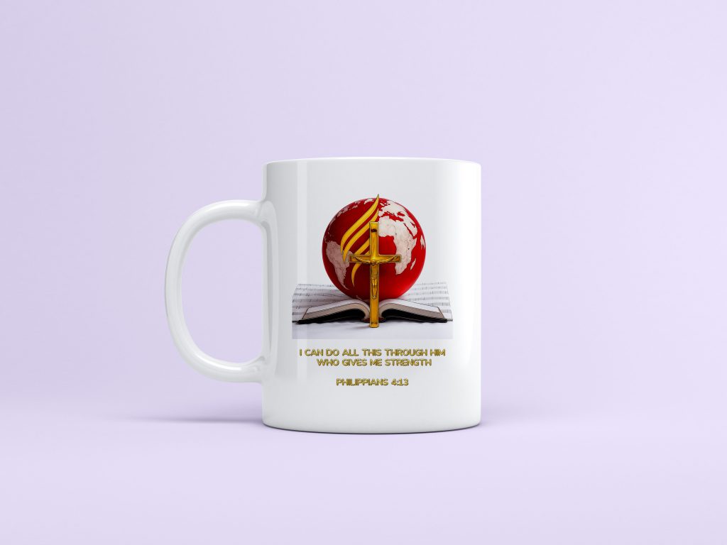 Jumbo / Regular Mug AAA-grade white ceramic jumbo mug, dishwasher-safe and microwave-proof, with a 444ml or 325ml capacity. Features vibrant full-colour sublimation printing with a wrap-around design covering a 9.5 x 21cm area or a front print of 9.5 x 8.5cm. The mug has a sturdy handle and glossy finish, ideal for coffee or tea.