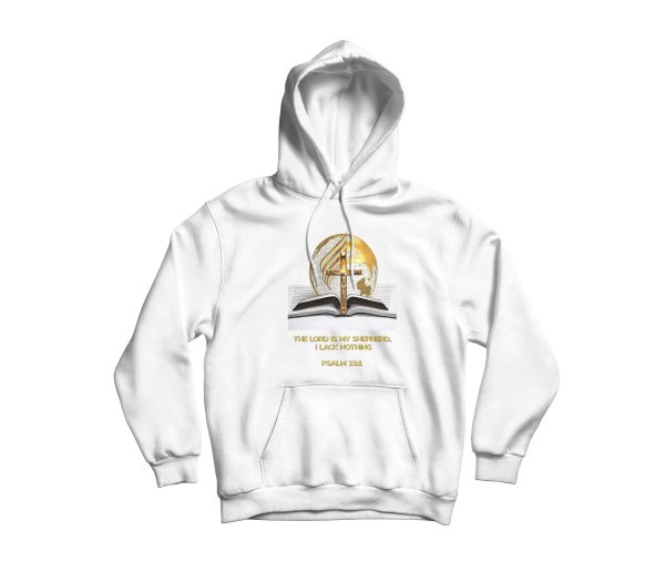 Christian Hoodie Gold Psalm 23:1