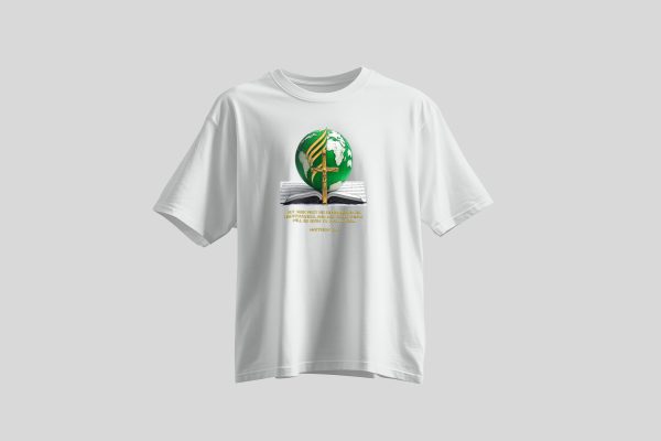 Christian Crew Neck T-Shirt Green Matthew 6:33