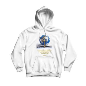 Christian Hoodie Blue John 3:16